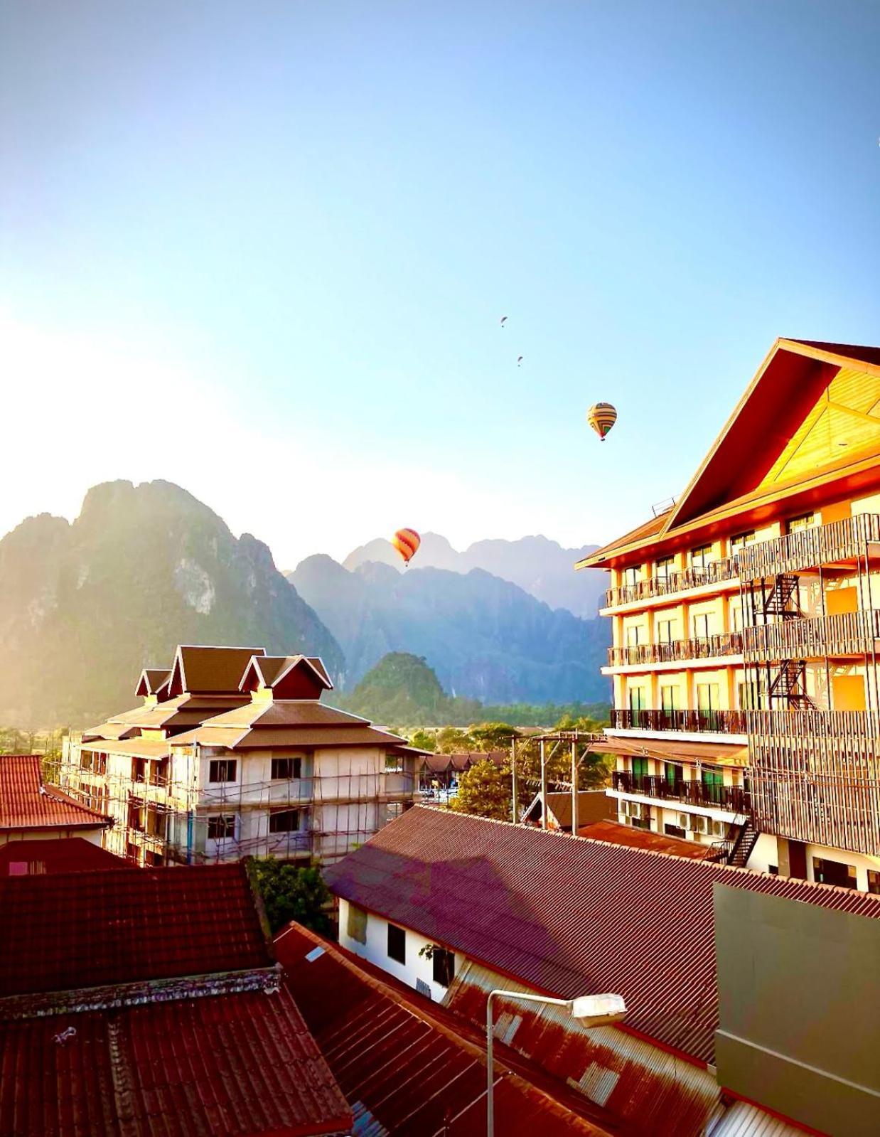 Vang Vieng Ruby Backpackers Hostel المظهر الخارجي الصورة